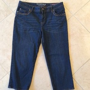Sonoma Modern Fit Capri Cropped Jeans Size 12